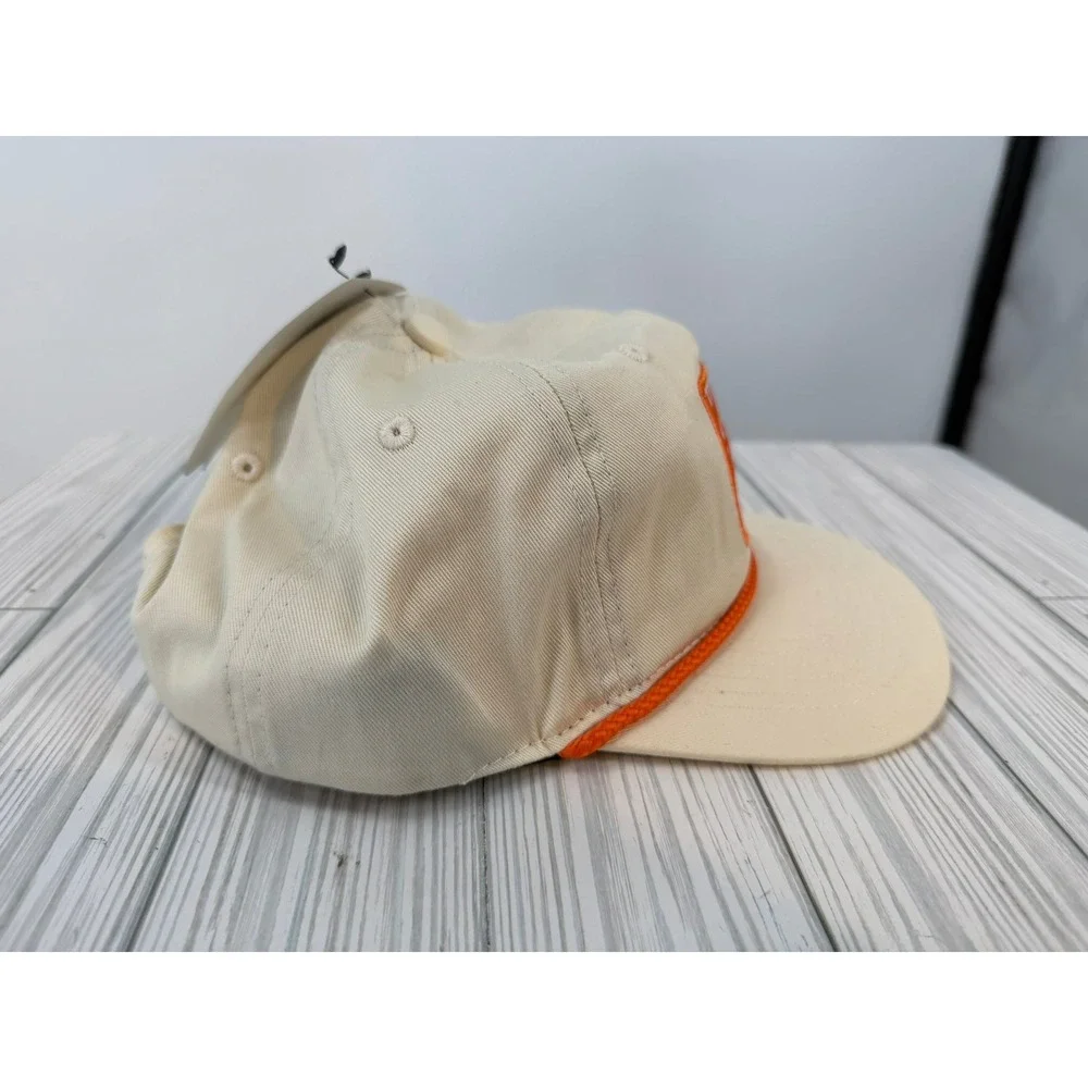 Whataburger Tailgate Champs Rope Hat Academy Mens Cream Orange Snapback OSFM NEW